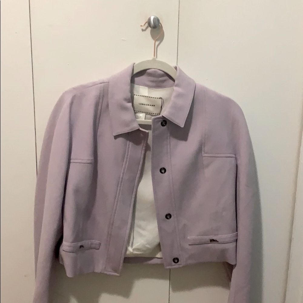Cropped light weight jacket